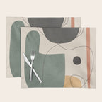 Abstract Minimal Shapes 25 Placemat Gallery Image 1
