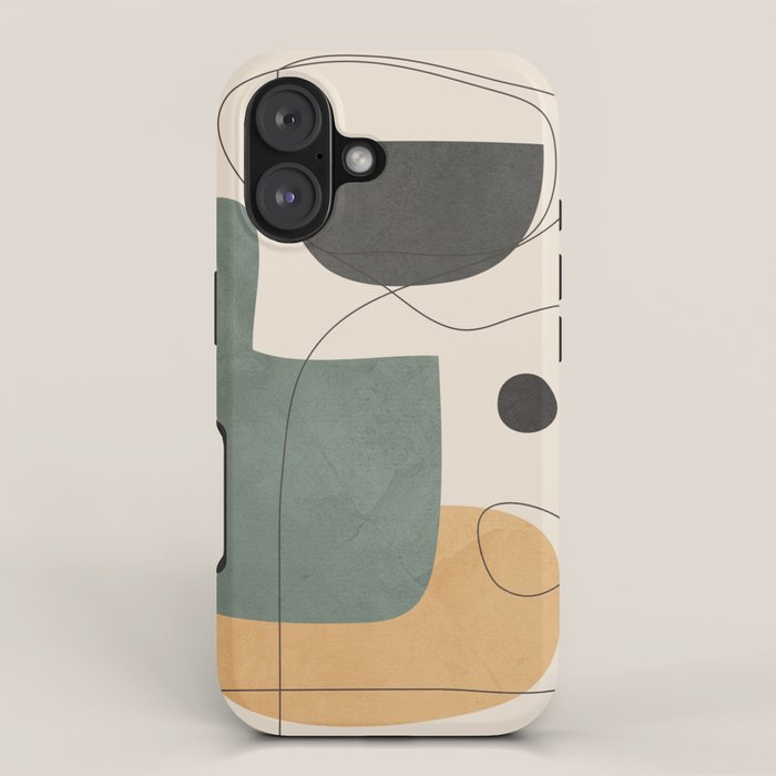 Abstract Minimal Shapes 25 iPhone Case Gallery Image 1