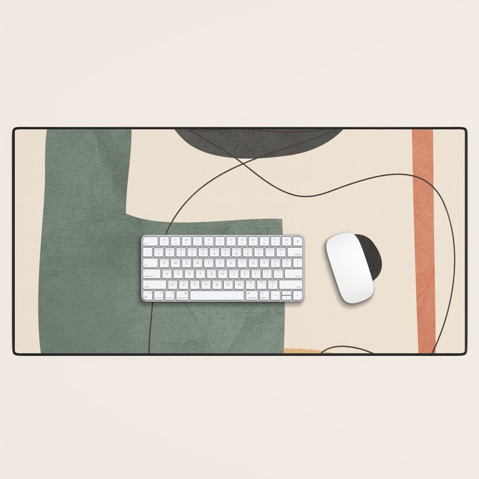 Abstract Minimal Shapes 25 Desk Mat Gallery Image 1