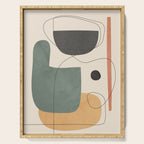 Abstract Minimal Shapes 25 Serving Tray Gallery Image 1