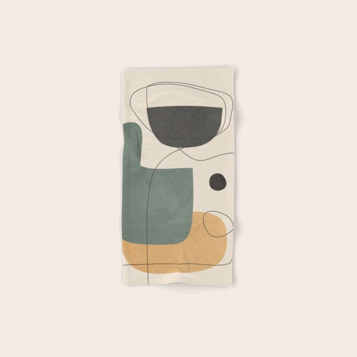Abstract Minimal Shapes 25 Bath Towel Gallery Image 1