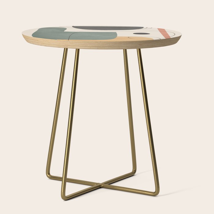 Abstract Minimal Shapes 25 Side Table Gallery Image 1