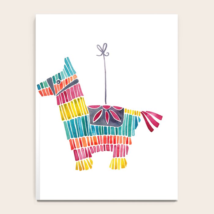 Mexican Donkey PinÌata â CMYK Palette Notebook Gallery Image 4