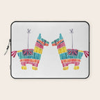 Mexican Donkey PinÌata â CMYK Palette Laptop Sleeve Gallery Image 1