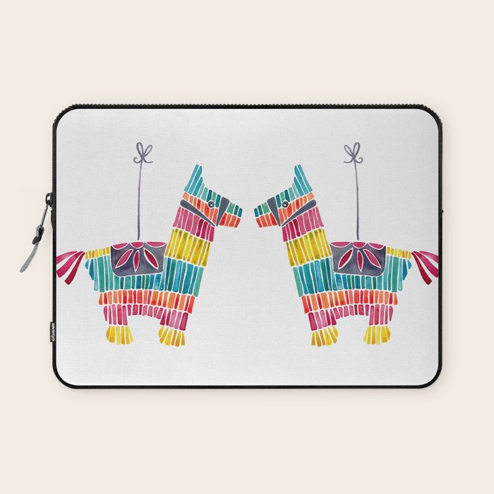 Mexican Donkey PinÌata â CMYK Palette Laptop Sleeve Gallery Image 1