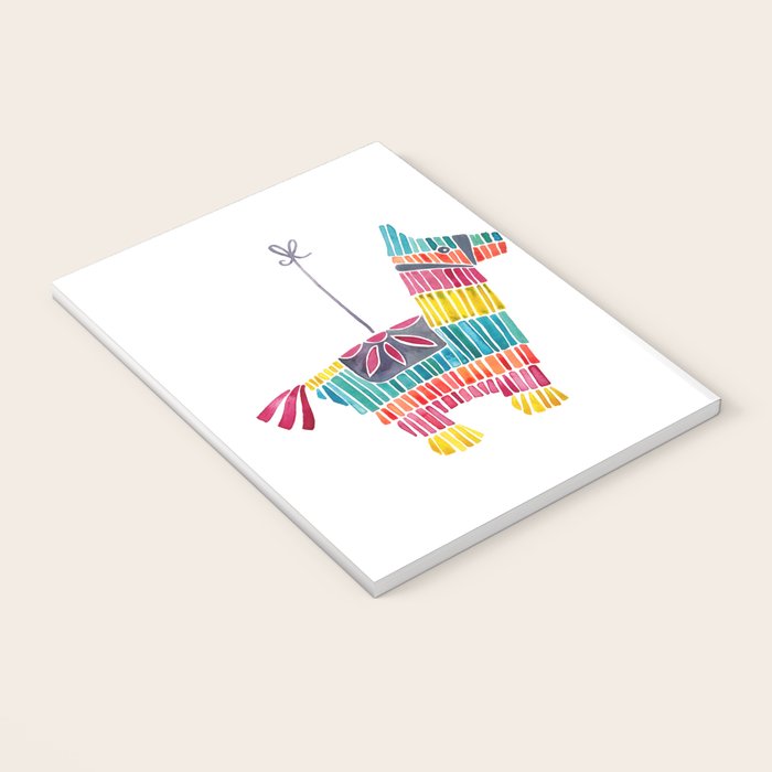 Mexican Donkey PinÌata â CMYK Palette Notebook Gallery Image 3