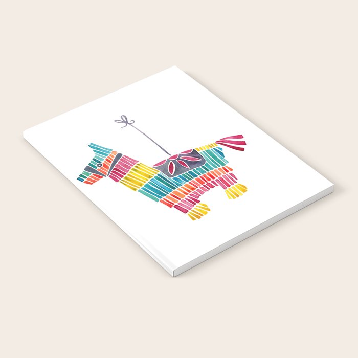 Mexican Donkey PinÌata â CMYK Palette Notebook Gallery Image 1