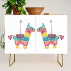 Mexican Donkey PinÌata â CMYK Palette Credenza Gallery Image 1
