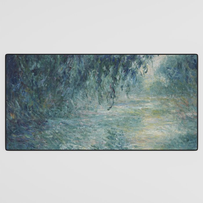 Morning on the Seine, Claude Monet Desk Mat Gallery Image 3