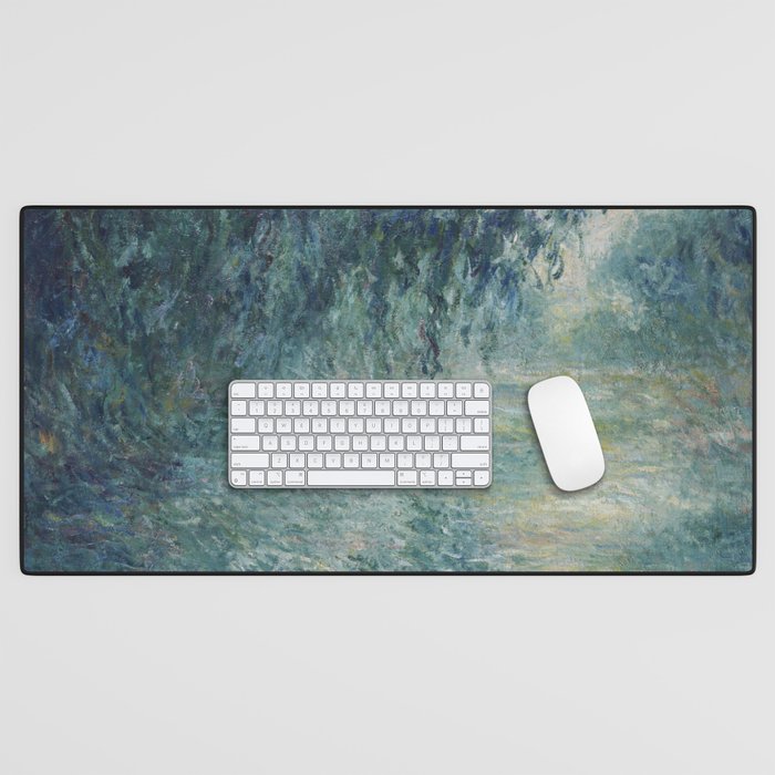 Morning on the Seine, Claude Monet Desk Mat Gallery Image 1