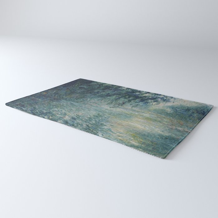 Morning on the Seine, Claude Monet Rug Gallery Image 3