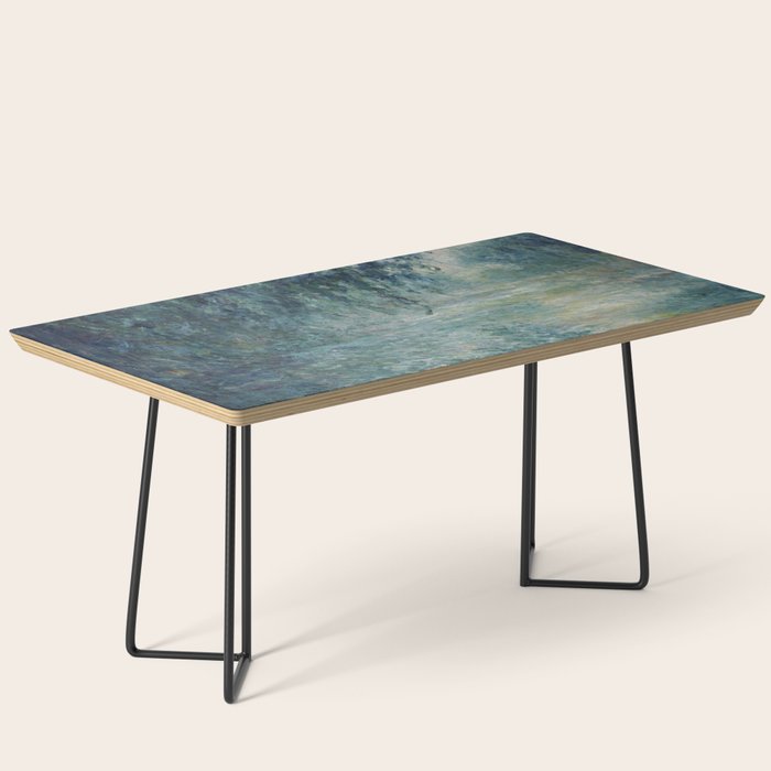 Morning on the Seine, Claude Monet Coffee Table Gallery Image 1