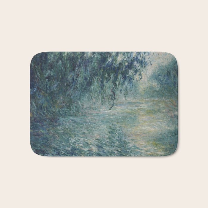 Morning on the Seine, Claude Monet Bath Mat Gallery Image 1