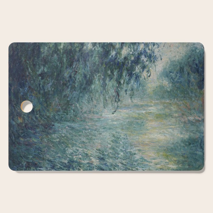 Morning on the Seine, Claude Monet Cutting Board Gallery Image 1