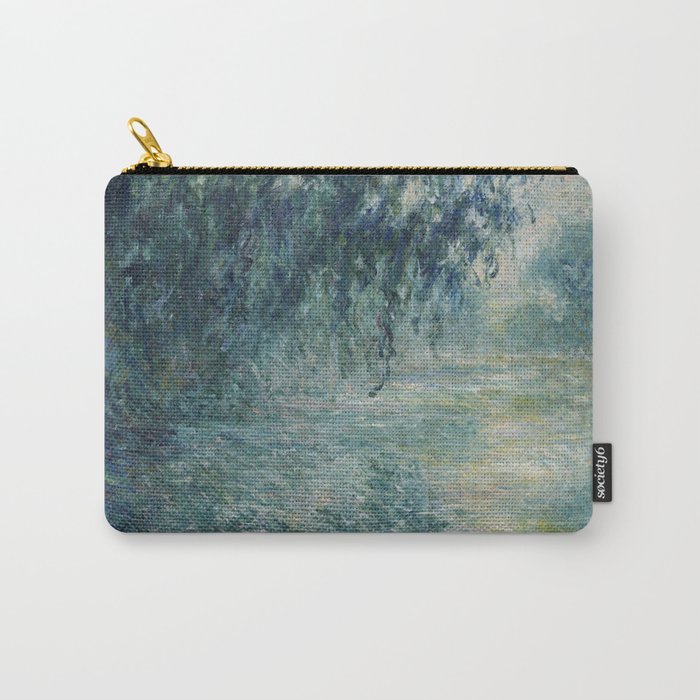 Morning on the Seine, Claude Monet Carry All Pouch Gallery Image 1