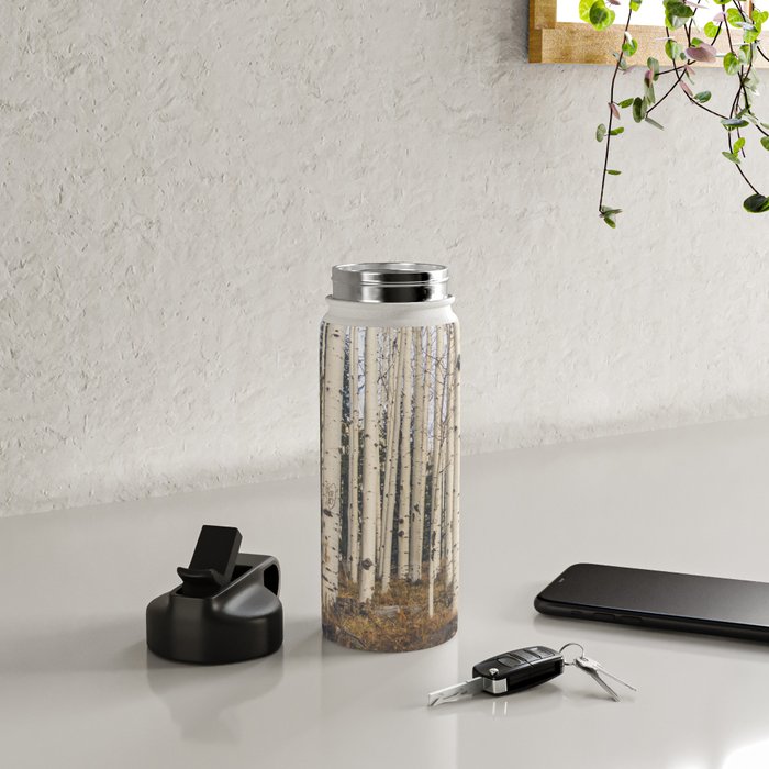 Trees of Reason - Birch Forest Water Bottle Gallery Image 5