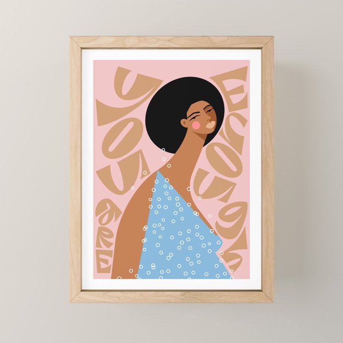 You Are Enough Mini Art Print Gallery Image 1