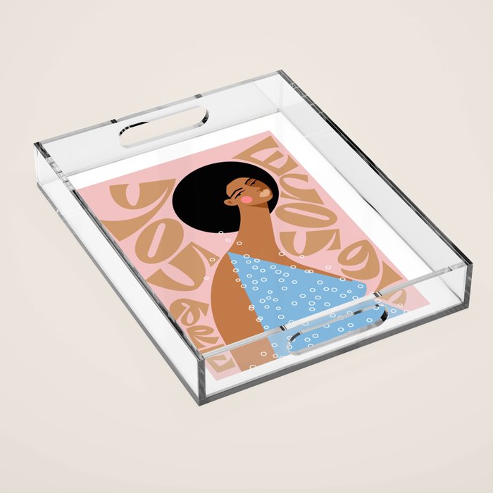 You Are Enough Acrylic Tray Gallery Image 1