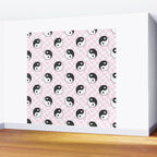 Yin yang checkered pattern Wall Mural Gallery Image 2