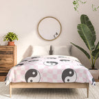 Yin yang checkered pattern Comforter Gallery Image 3