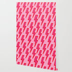 Pink and Red Y2k Lightning Bolt Wallpaper - Preppy Aesthetic Wallpaper Gallery Image 2