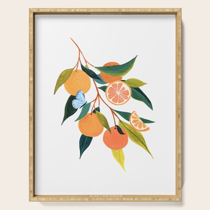 Summer Oranges Serving Tray Gallery Image 1