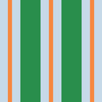 Bold Stripe Pattern in Green, Baby Blue, and Orange Coffee Mug Gallery Image 2