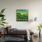 Travel Poster - antigua Wood Wall Art Gallery Image 2