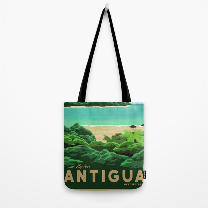 Travel Poster - antigua Tote Bag Gallery Image 2