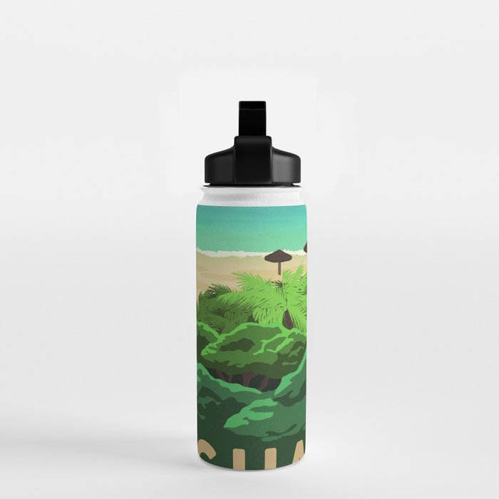 Travel Poster - antigua Water Bottle Gallery Image 2