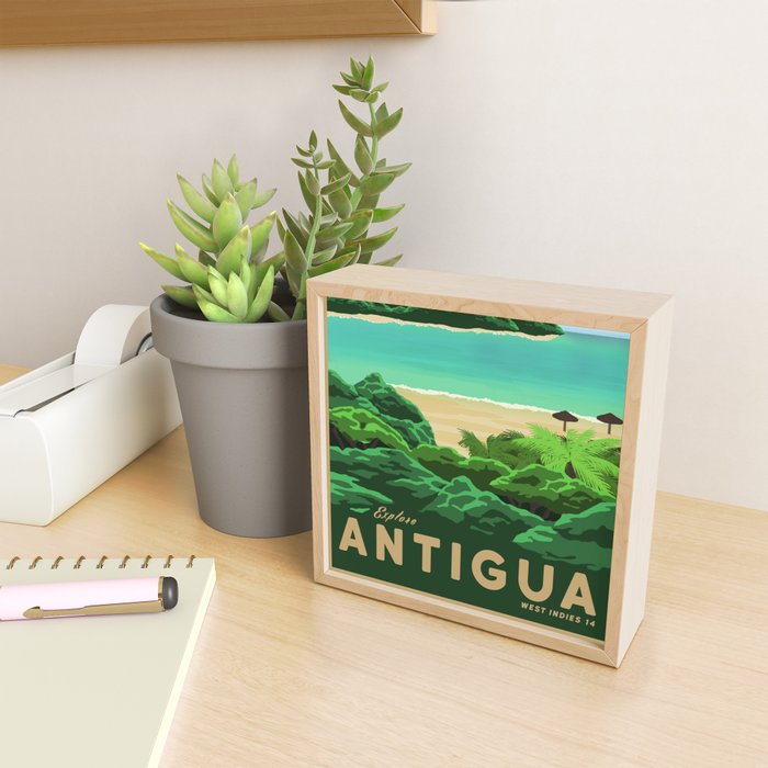 Travel Poster - antigua Mini Art Print Gallery Image 2