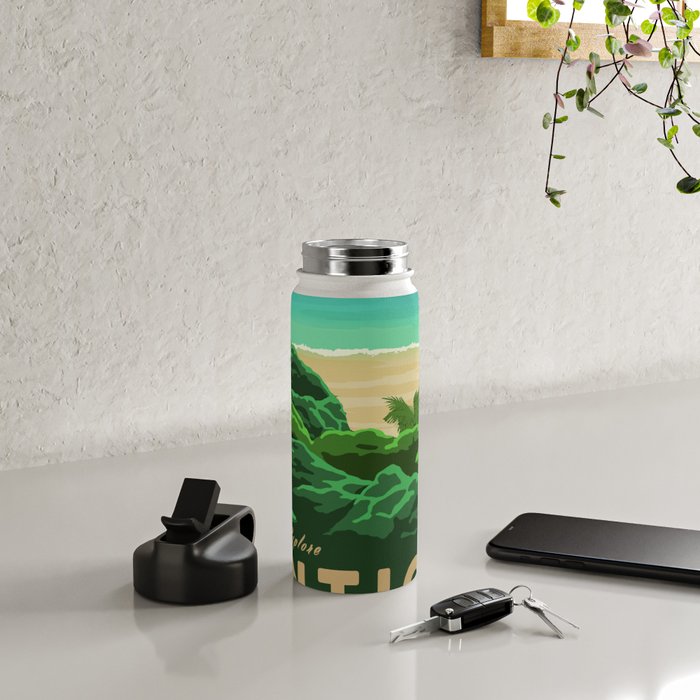 Travel Poster - antigua Water Bottle Gallery Image 5