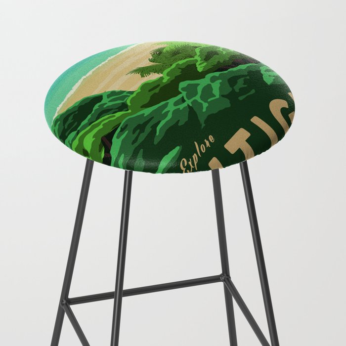 Travel Poster - antigua Stool Gallery Image 2