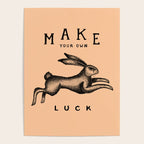 MAKE YOUR OWN LUCK (Coral) Poster Gallery Image 4