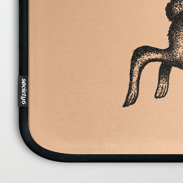 MAKE YOUR OWN LUCK (Coral) Laptop Sleeve Gallery Image 3