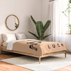 MAKE YOUR OWN LUCK (Coral) Comforter Gallery Image 2