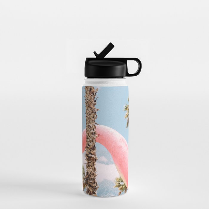 Pink Dinosaur in Cabazon - Palm Springs - California Travel Photo Water Bottle Gallery Image 1