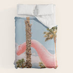 Pink Dinosaur in Cabazon - Palm Springs - California Travel Photo Duvet Cover Gallery Image 6
