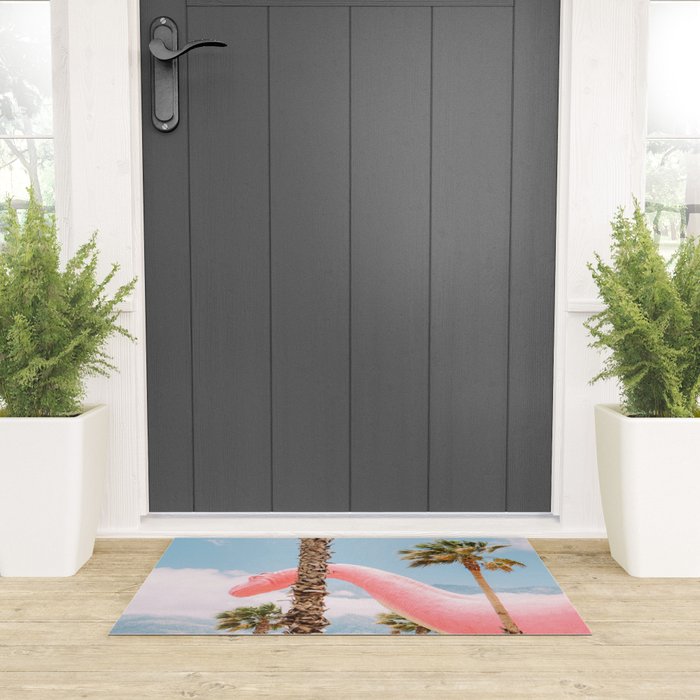 Pink Dinosaur in Cabazon - Palm Springs - California Travel Photo Welcome Mat Gallery Image 3