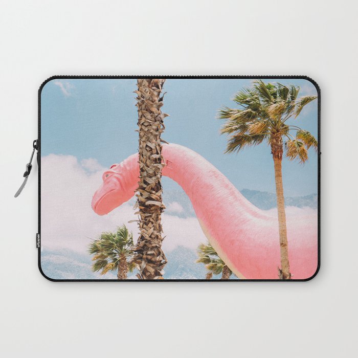 Pink Dinosaur in Cabazon - Palm Springs - California Travel Photo Laptop Sleeve Gallery Image 1