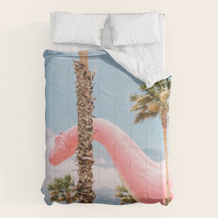 Pink Dinosaur in Cabazon - Palm Springs - California Travel Photo Comforter Gallery Image 6