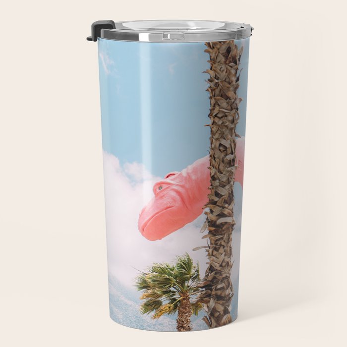 Pink Dinosaur in Cabazon - Palm Springs - California Travel Photo Travel Mug Gallery Image 3