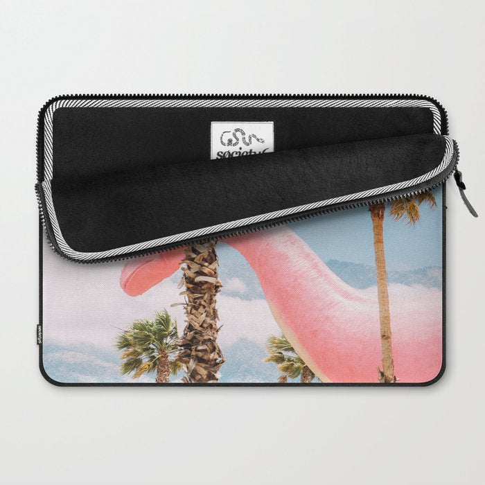 Pink Dinosaur in Cabazon - Palm Springs - California Travel Photo Laptop Sleeve Gallery Image 2