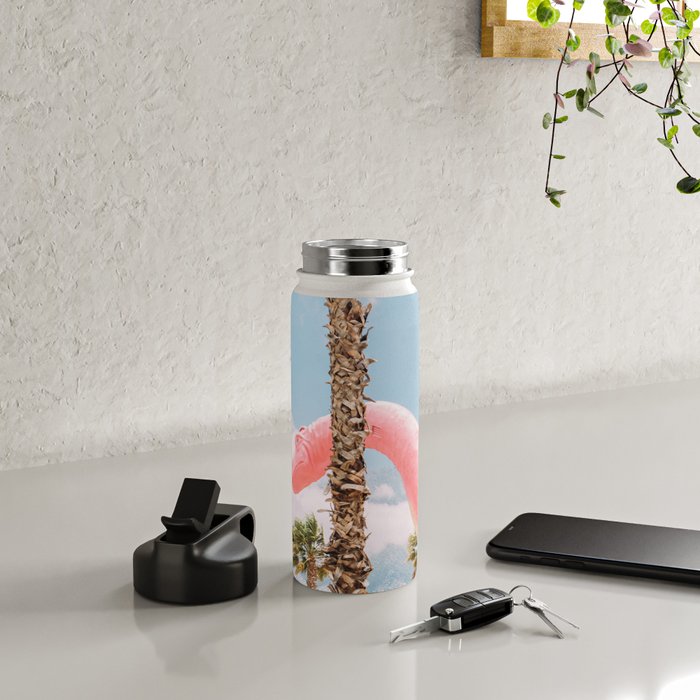 Pink Dinosaur in Cabazon - Palm Springs - California Travel Photo Water Bottle Gallery Image 4