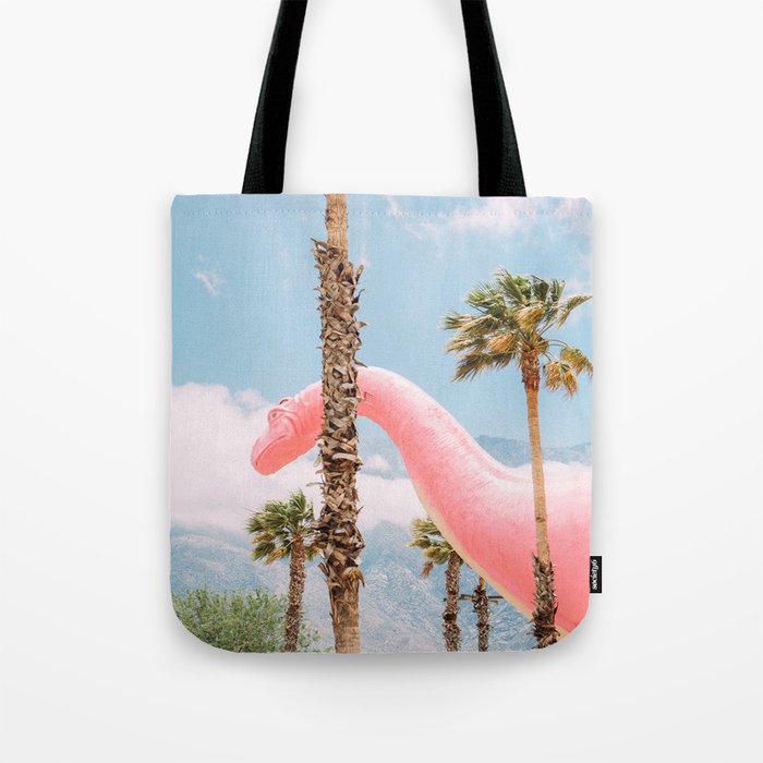 Pink Dinosaur in Cabazon - Palm Springs - California Travel Photo Tote Bag Gallery Image 1