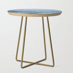 Mystic Stone Aqua Blue Side Table Gallery Image 1