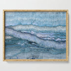 Mystic Stone Aqua Blue Serving Tray Gallery Image 1