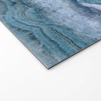 Mystic Stone Aqua Blue Welcome Mat Gallery Image 2