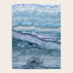 Mystic Stone Aqua Blue Poster Gallery Image 4