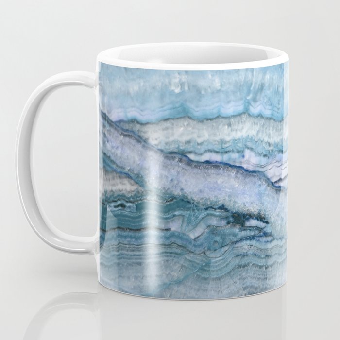 Mystic Stone Aqua Blue Coffee Mug Gallery Image 3